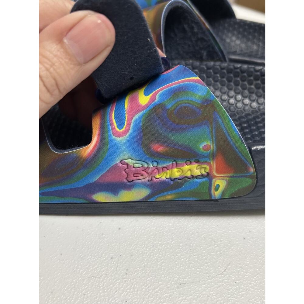 Original BIRKENSTOCK Womens ARIZONA ESSENTIALS Slide Sandal Tie Dye SZ 9 - Picture 5 of 9